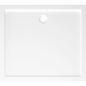 RECEVEUR DE DOUCHE Receveur de douche rectangulaire VINGVO - ABS Blanc - 80x90 cm - Seuil bas - Fibre de verre
