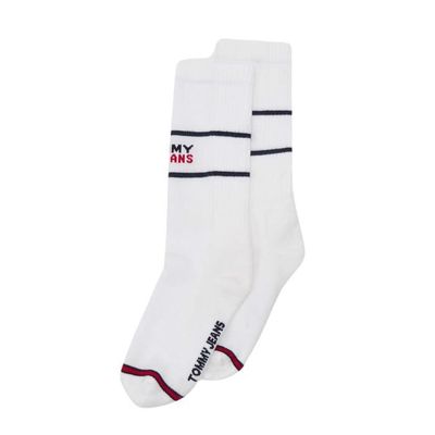Chaussettes Tommy Hilfiger Pack 2 pour Homme Femme Blanc Cdiscount Pret a Porter
