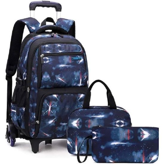 Cartable à roulettes garçon primaire hot sale