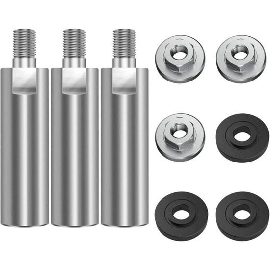 Arbre De Meule Fileté, Polisseuse En Fer, Accessoire De Ponceuse, Rallonge De Meuleuse, Roue à Brosse Métallique, 6mm, 8mm