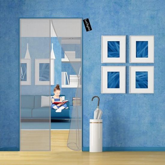 Moustiquaire Pour Porte,Rideau Moustiquaire Porte Magnétique 140 X 270