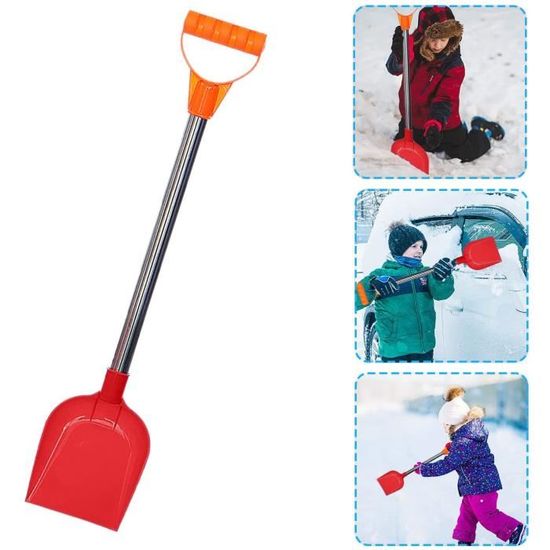 Lot De 2 Pelles à Sable En Plastique Pour Enfants – Jouets De Plage Et Neige, Poignée Ergonomique, Couleur Aléatoire