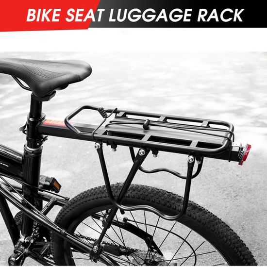 Porte-Bagages Avant Pour Vélo En Aluminium Noir Réglable 24 À 28[H44] -  Cdiscount Sport