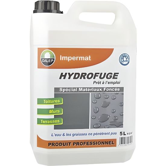 Hydrofuge DALEP Spécial matériaux foncés IMPERMAT Bidon de 5