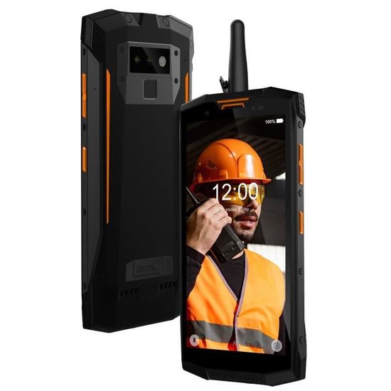 DOOGEE S80 Smartphone 4g débloqué robuste 10080mAh 5.99" 64GB 16,0 MP Caméras Talkie-walkie Orange