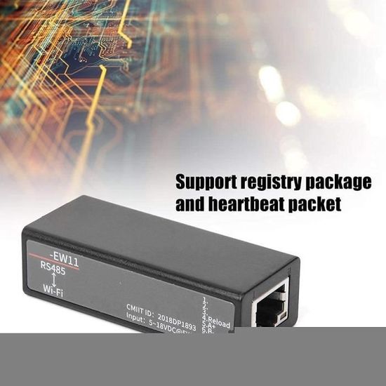 Module Radio Sans Fil Série RS485 Vers RJ45 EBYTE - Portée 200 M, Pour Serveur, Automation, Réseau Industriel