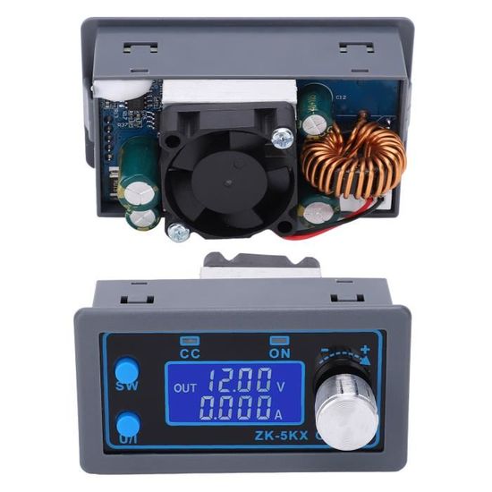 Convertisseur Buck-Boost Numérique Heemol 120W - Réglable 6-36V Avec écran LCD Et Charge Solaire MPPT