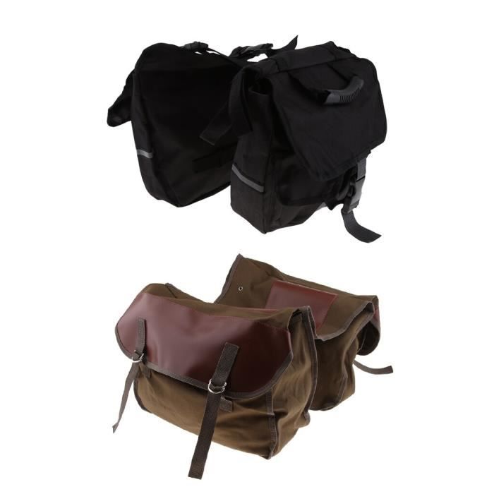 Sacoches De Vélo Double Siège Arrière – 60L – Avec Housse De Pluie – Neuf