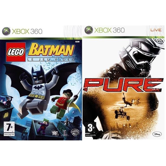 Kit 2 Jeux Xbox (Pure + Lego Batman)
