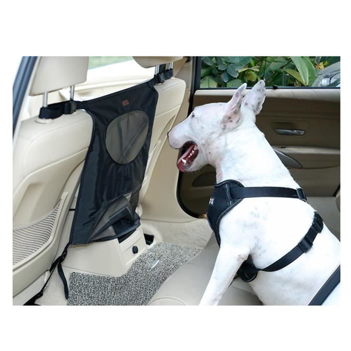 Filet de sécurité voiture pour chien en nylon confortable et pratique(noir)_GG-WF-S034-K