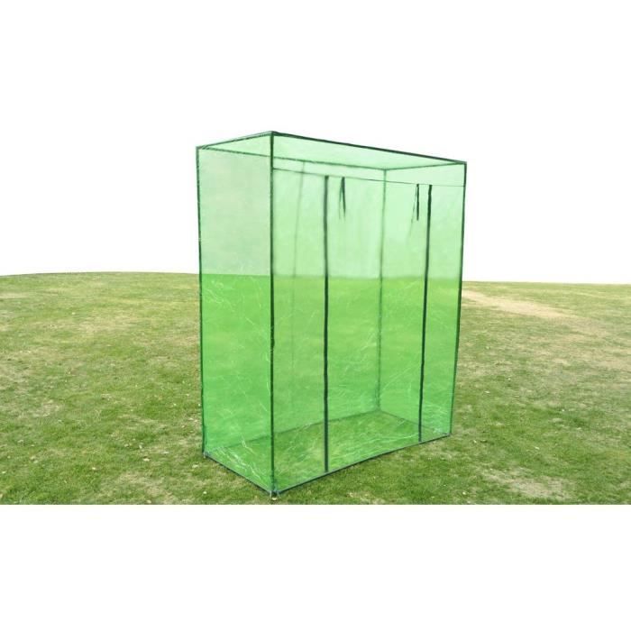 2736OCTOFOU•Serre tunnel de jardin avec cadre en acier PVC Anti-UV SERRE DE JARDINAGE plantes et fleurs CHICMEUBLE