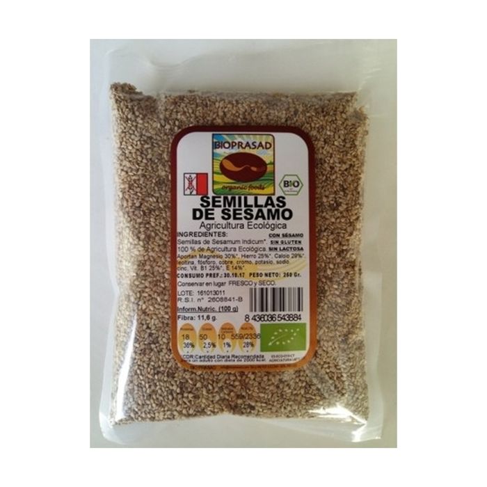 BIOPRASAD - Graines de sésame naturelles 250 g