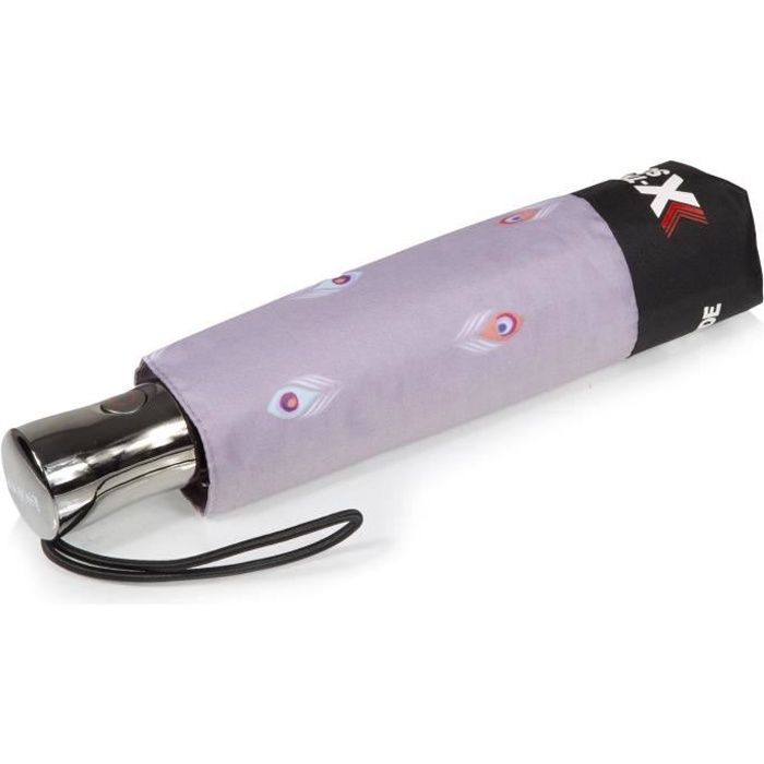 Isotoner Parapluie femme x-tra solide anti retournements paon