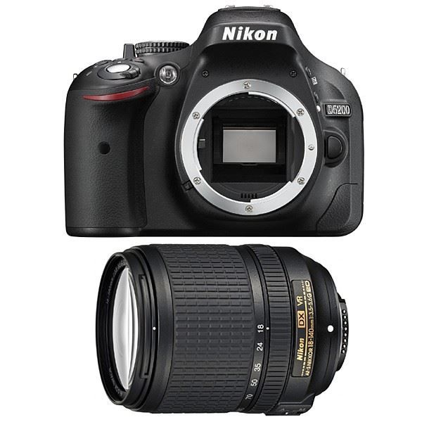 NIKON D5200 + 18-140 VR