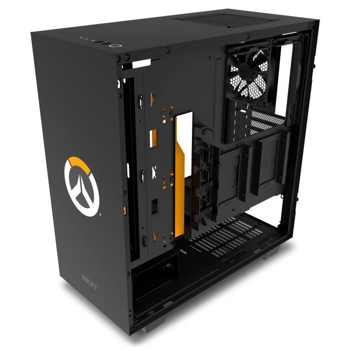 NZXT Boîtier PC H500 Overwatch - Edition limitée - ATX - 2 ventilateurs 120mm (CA-H500B-OW)