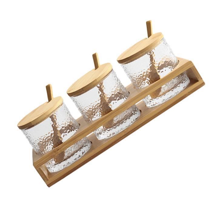 1 ensemble de boîtes de rangement d'assaisonnement sécuritaires sécurisés pour la maison pot a epices ustensiles de cuisine