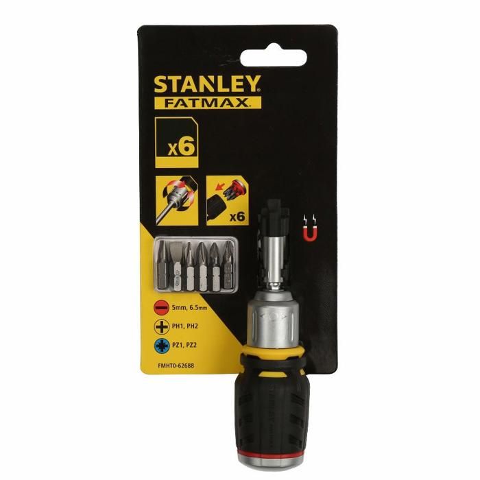 TOURNEVIS PORTE-EMBOUTS BOULE A CLIQUET BABY S FATMAX + 6 EMBOUTS