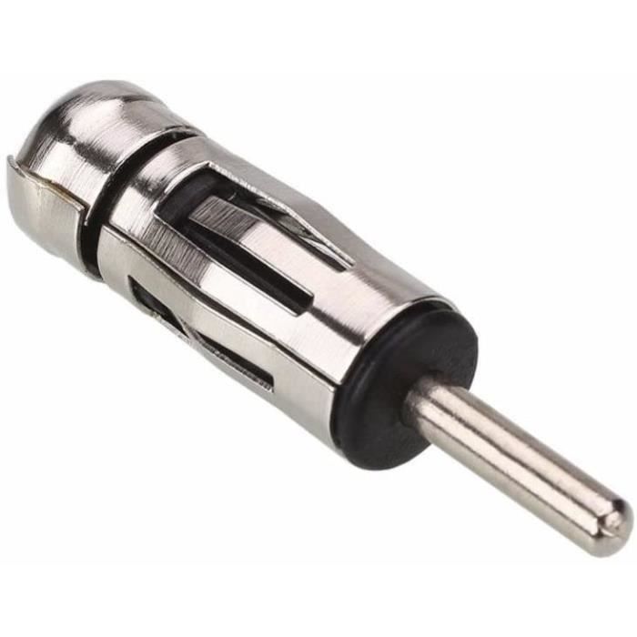 TOPALLI - Adaptateur Antenne Femelle Autoradio Voiture Universel Connecteur de ISO à DIN Compatible avec Convertisseur de Câble Ampl