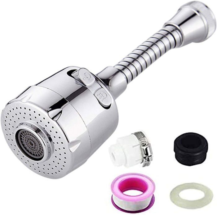 Aérateur Robinet Cuisine Hibbent - 360° Pivotant, Économie D'Eau | Filetage 22mm Femelle, FM22