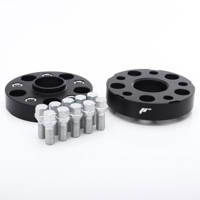 NJT eXtrem 790379 Cales Elargisseurs de voies 10mm (paire) - 5mm (épaisseur par Cale) incl. boulonnerie Entraxe (LK) 5x100 / 5x112 Alésage 57,1mm