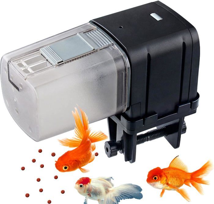 Meilleurs prix pour Distributeur automatique de nourriture pour aquarium/poisson, minuterie numérique multifonctionnelle réglable pour mangeoire à pois