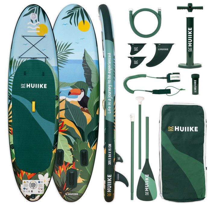 Paddle Gonflable Adulte Tropical avec des Accessoires de Qualité -