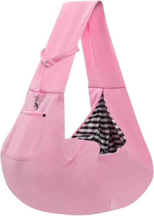 Meilleurs prix pour Sacs fourre-tout pour chien - Sac fourre-tout double face pour petit chien avec poche de rangement (rose)