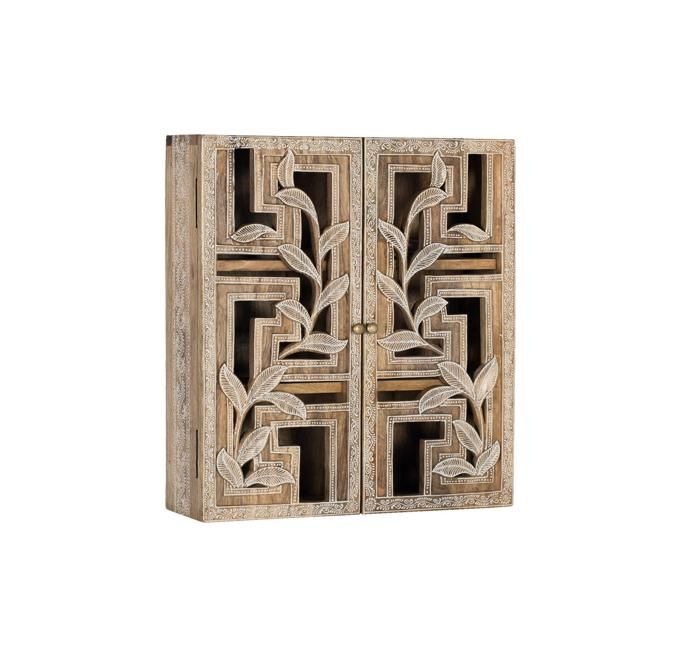 Étagère murale - Giner y Colomer - Mangier massif - Design ajouré - Style ethnique Étagère murale - Giner y Colomer - Mangier massif - Design ajouré - Style ethnique