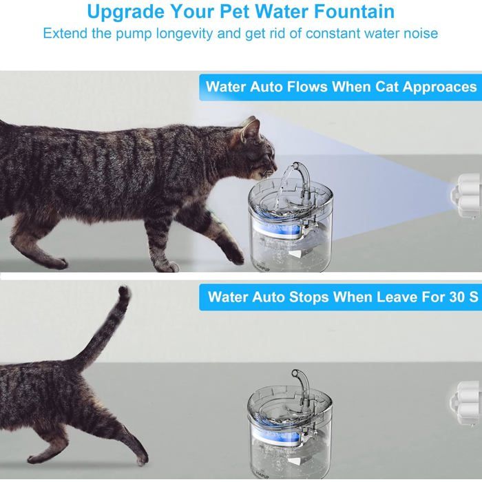 Comparer les prix de Interrupteur à détecteur de mouvement pour fontaine à eau pour chat, distributeur d'eau pour chien, DC 5 V, 1 A, USB, interrupteur
