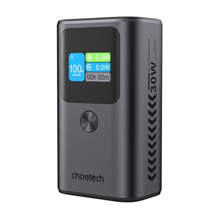 Batterie Externe - CHOETECH - B701 - 10000 mAh - PD 30W - Double Port USB-C/USB-A