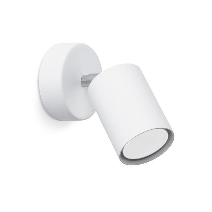 Applique murale en Acier - LUCIDA - Blanc - IP20 - Max 10W LED - GU10 - Style Minimaliste