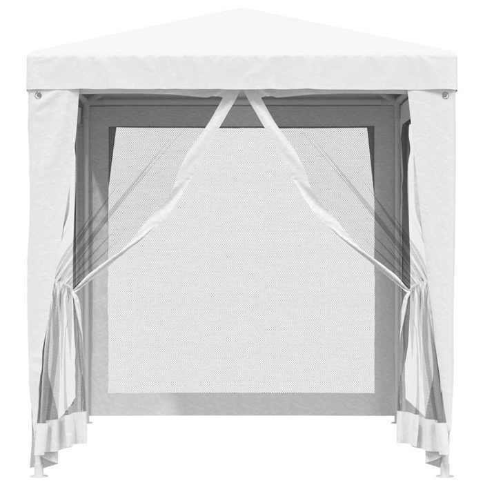 Black Month Tonnelle Pliante - BURKE - Tente réception avec - 4 parois latérales en maille 2x2m Blanc LV698