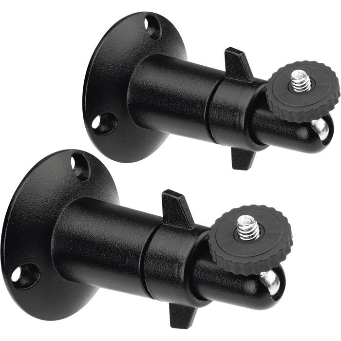 2X Support Mural pour caméra avec Filetage 1/4 Pouce Fixation caméra de Surveillance intérieur et extérieur Security Camera Mount