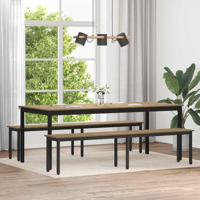 Moderne Banc de Salle à Manger Moderne - Chêne artisan 200 x 35 x 45 cm Bois dingénierie@FR(242856)