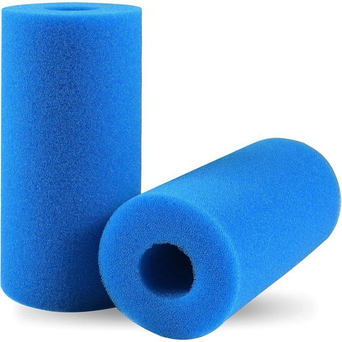 2 Pièces Filtre en Mousse pour spa Filtre A Éponge Filtrante Type A，Filtre en Mousse，Cartouche de Filtre en Mousse Lavables