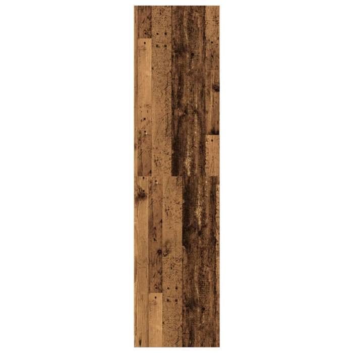 Remise 2026®Meuble vêtements Brun - Garde-robe - grand stockage - Armoire penderie - vieux bois - 50x50x200cm - Bois dingénierie