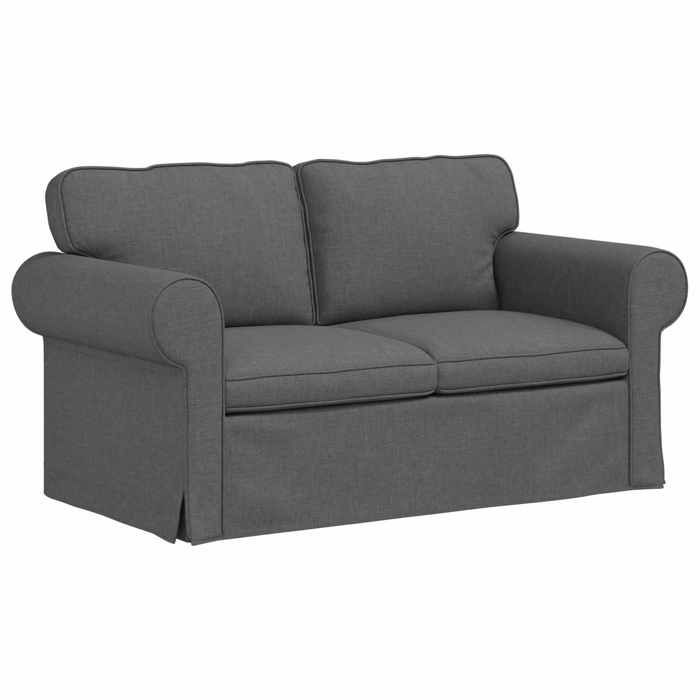 Canapé de salon VIDAXL moderne Sofa 100 % polyester Gris foncé 155x82x80 cm tissu S133