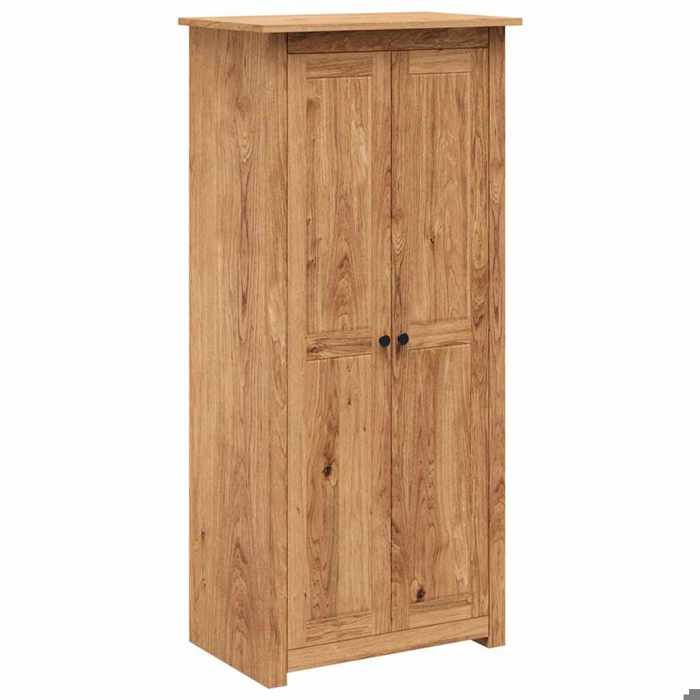 Garde-robe -(1 PCS）- Vidaxl - Armoire penderie Pour chambre 80x50x1715  cm Pin massif Assortiment Panama 878990jor83m