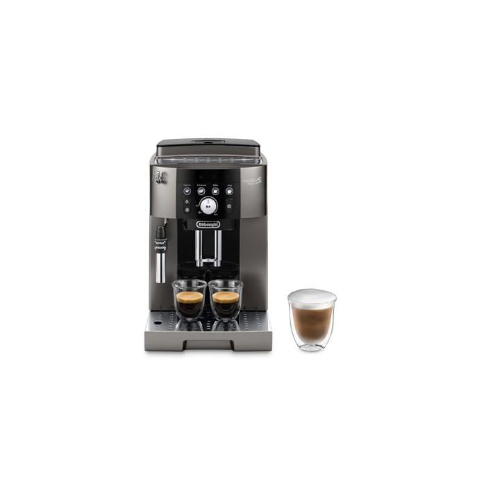 Magnifica S Smart ECAM250.33.TB Machine à Café Automatique avec Mousseur à Lait Taille Compacte Machine Grain à Tasse Mousseur