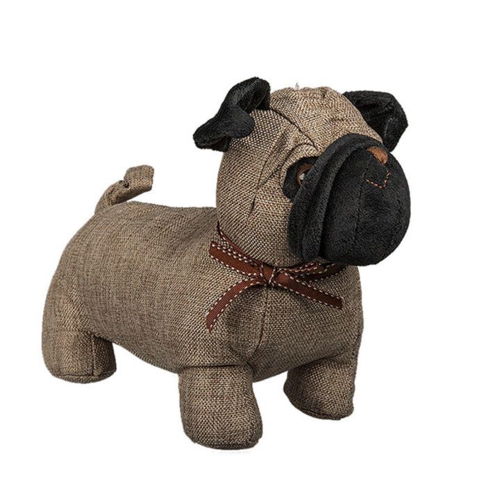 Butoir de porte chien 28 cm Marron