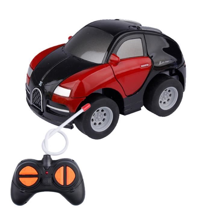 noir et rouge-Voiture jouet anti collision télécommandée pour garçons,  modèle sans fil, dérive de simulation