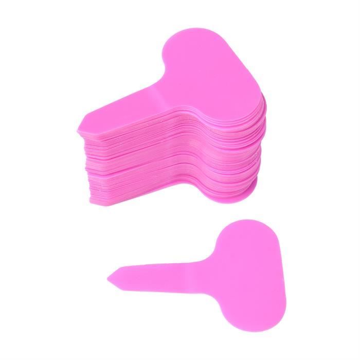 100 étiquettes De Jardin Réutilisables Pour Plantes - En Plastique Blanc, Avec Ficelle - Marqueurs Extérieurs - 3