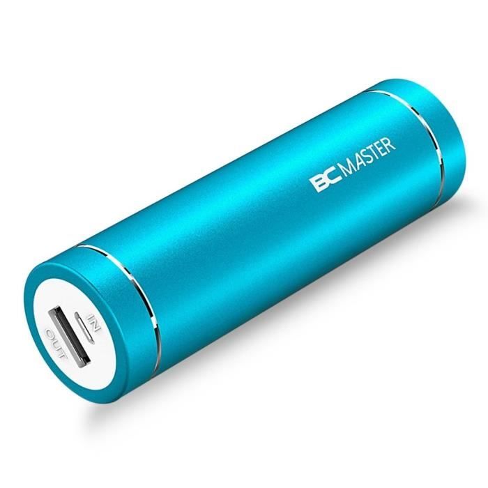 Mini Batterie Externe (5V2A) Chargeur Portable de Secours avec LED