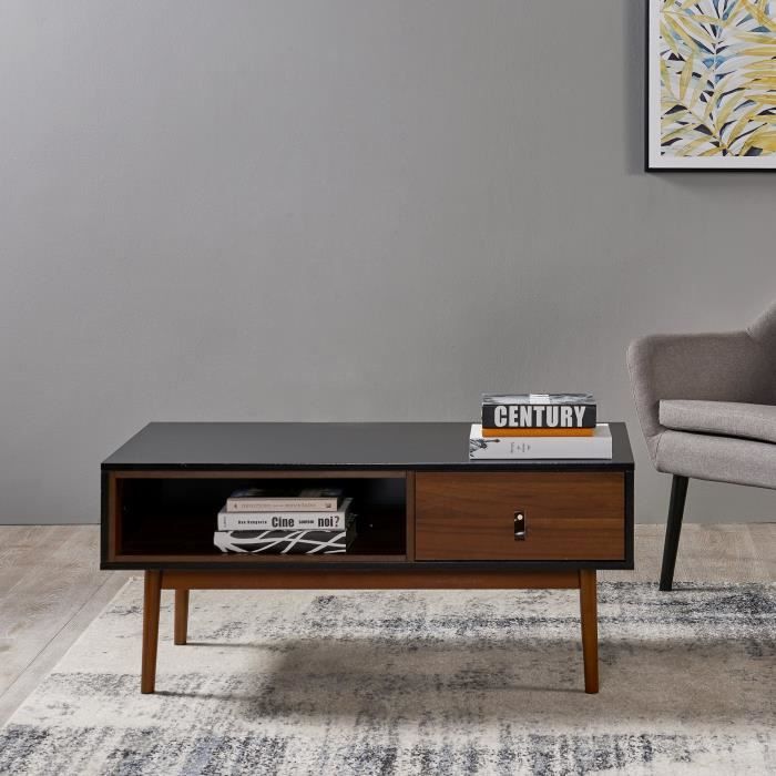 Table Basse De Salon En Bois Moderne Style Contemporain Noyer Noir Versanora Reno Vnf 00063 Achat Vente Table Basse Table Basse Adulte Cdiscount
