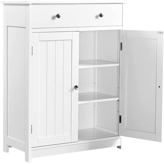 Armoire de bain,Armoire de salle de bain,Meuble de rangement chêne fumé