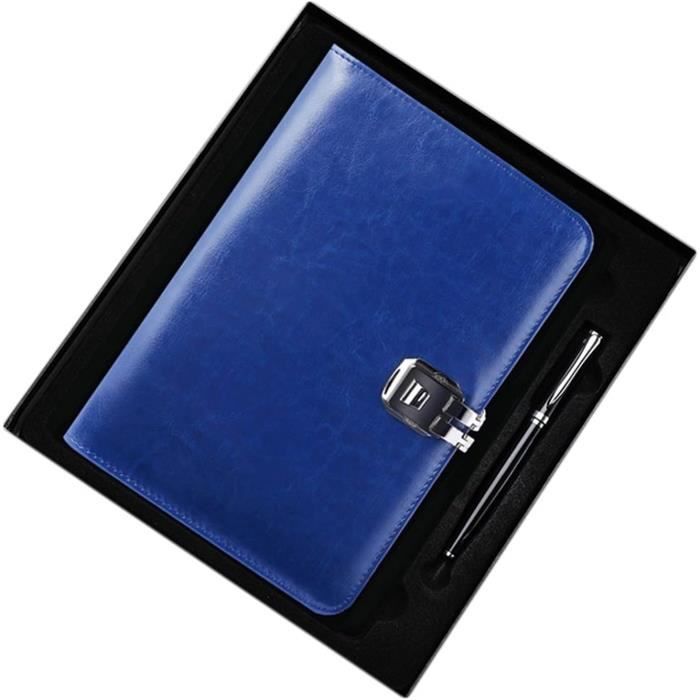 Journal Intime Avec Cadenas à Code - Format A5 (19x13 Cm), Couverture Similicuir - Agenda Confidentiel Pour Ados Et Adultes - 4