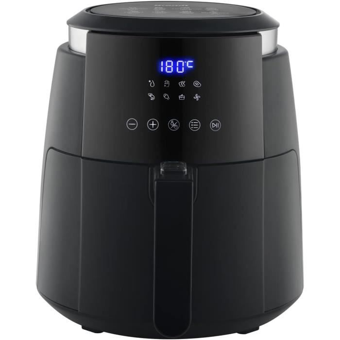 Friaf35B - Friteuse 3,5L - Panier Amovible - Capacité De 800G De Frites -  1500W -Thermostat Réglable De 35 À 200°C - 8 Progra[G435]