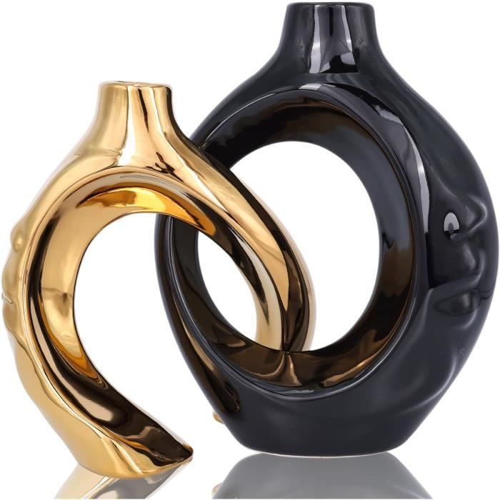 Vase Céramique Rond Chats Par Dubout – Parastone – Blanc – DUB107