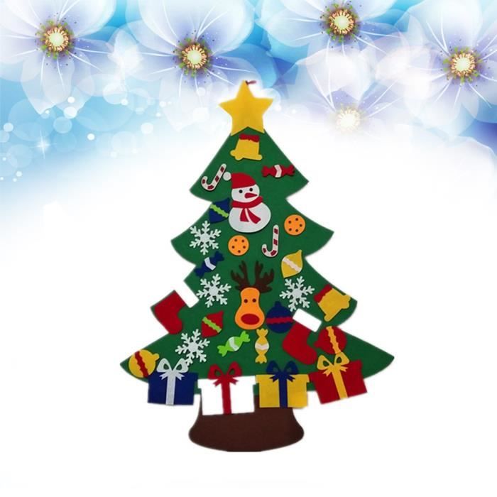 decorations de sapin de noel suspension arbre de noel decoration de noel en feutre decoration ornement cadeau boules maison