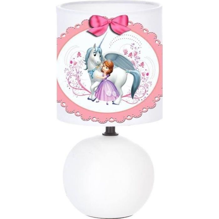 Lampe Chevet Pied Boule Princesse Sofia Licorne Achat Vente